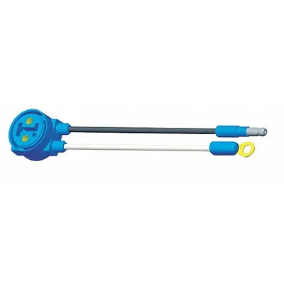 GROTE Pigtail: Double-Seal Turtleback II/Slim-Line 0.18 in Male Bullet/Ring Terminal - Automotive Pigtails