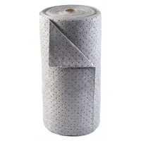 CONDOR Sorbent Roll: Gray, Polypropylene, 300 ft Roll Lg, 30 in Roll Wd, Bale
