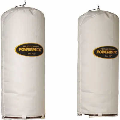 POWERMATIC Wood Dust Collector Upper Filter Bag: For Use With PM1900TX-BK3 - Powermatic Filter Bags