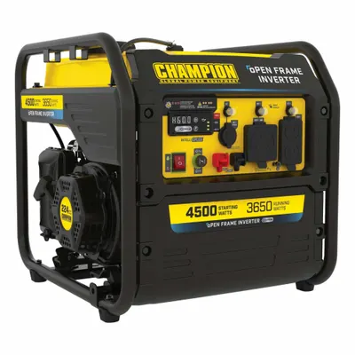 CHAMPION POWER EQUIPMENT Portable Generator: Inverter, Gasoline, 3,650 W Running - Inverter Generators