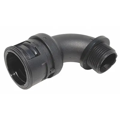 REIKU Elbow 90 Degrees: 5/16 in Nominal Size (MPN VPBRB-10G01) - 90 Degree Elbows for Continuous-Flex Corrugated Tubing