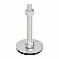 JW WINCO Male-End Leveling Mount: Swiveling Stud, 1/2"-13 Thread Size, 2.36 in, 3,597 lbf Capacity (MPN 41-60-1/2X13-150-D3-SK)