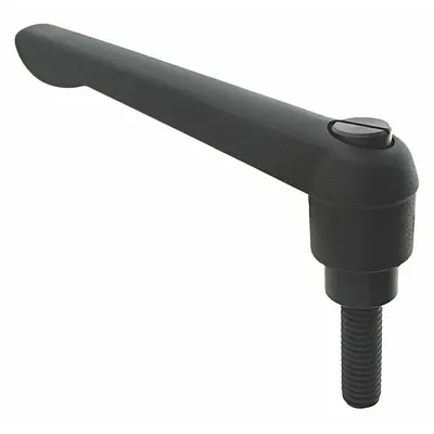 OEM Adjustable Handle: Zinc w/ Steel Thread - Teardrop-Style Adjustable Handles with Threaded Stud