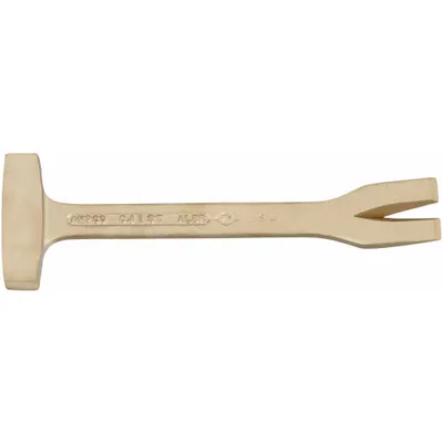 AMPCO Non-Sparking Pry Bar with Claw End - Nail Pullers