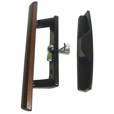 OEM APPROVED VENDOR Recessed Sliding Door Handle Set, 4-1/2 in Ht, 2-1/2 in Wd - Recessed Handles for Sliding Doors