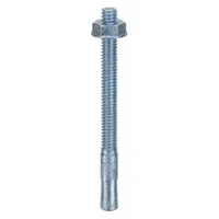 MKT FASTENING Wedge Anchor: 3 1/4 in Overall Lg, 1/4 in Dia, 1/4"-20 Thread Size, Steel, 20 PK (MPN 2814314)