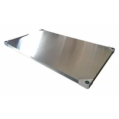 This metal shelf accessory is designed for use with Dayton utility cart model 2HDP2. It provides additional storage space for organizing tools and materials in warehouses, factories, and maintenance facilities. The shelf measures 36 inches wide by 18 inches deep.