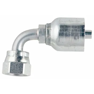 Parker 1J977-16-16 90° Elbow Hydraulic Hose Fitting, ORS x Crimp, -16 Dash - Parker Crimp Hydraulic Hose Fittings with ORS Connection