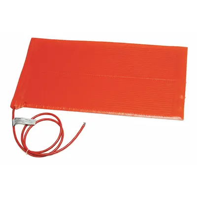 BRISKHEAT Heating Blanket: 232°C Op Temp - Max, 12 in Overall Lg, 12 in Overall Wd - Silicone Heating Blankets