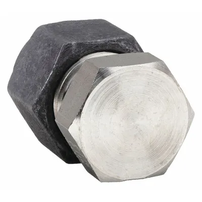 PARKER Compression Fitting Cap: 1/2 in OD Fitting Size, Compression - Single-Ferrule Stainless Steel Fittings