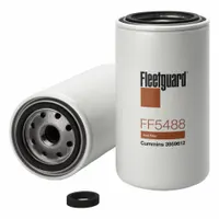 FLEETGUARD Automotive Fuel Filter: 12 5/8 in Overall Lg, 3 11/16 in Outside Dia, Diesel Fuel, Diesel (MPN FF5488)