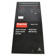 Replacement front panel for Westward power tools. Serves as the front-facing cover or interface panel, protecting internal components and providing structural support. Fits Westward brand equipment.
