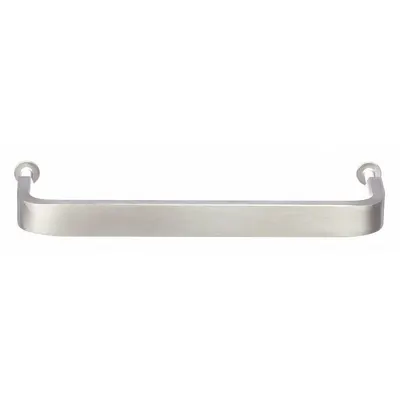 SUGATSUNE Pull Handle: Threaded Holes, Stainless Steel, Silver, #6-32 Screw Size - Standard Pull Handles