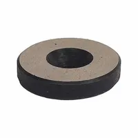PCS Stop Button: 1 in Outside Dia, 3/16 in Thick, Black Oxide, Steel, 1/4"-20 Thread Size, Hardened (MPN SB-03)