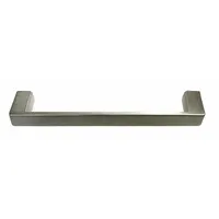 MONROE PMP Pull Handle: Threaded Holes, Zinc, Silver, #10-24 Screw Size, 0.16 in, 0.84 in Projection (MPN PH-0181)