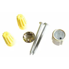 Replacement knob for HVACR equipment thermostats. Used for temperature adjustment in heating, ventilation, and air conditioning systems. Suitable for maintenance or restoration of thermostat controls.