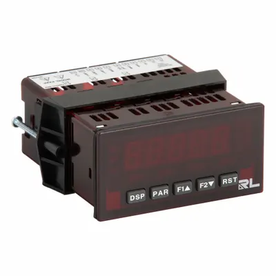 RED LION Process Input Meter: 99,999 Display Span - Min, -19,999 Display Span - Max - DC Voltage Digital Panel Meters