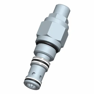 BUCHER HYDRAULICS Cartridge Valve: Screw-In, Screwdriver Adjustment, C10-25 Valve Cavity Size - Sequencing Cartridge Valves