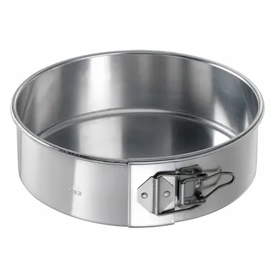CHICAGO METALLIC Cake Pan: Springform Cake Pan Pan, Aluminum, Uncoated, 9 1/2 in Overall Dia - Cake Pans