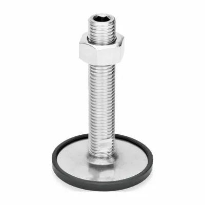 JW WINCO Non-Skid Male Leveling Mount - Non-Skid Male Leveling Mounts