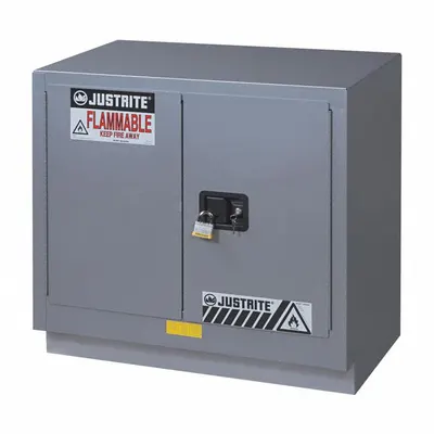 JUSTRITE Flammable Cabinet: 21 5/8 in Overall Dp, 36 in Overall Wd, 35 3/4 in Overall Ht - Fume Hood Cabinets