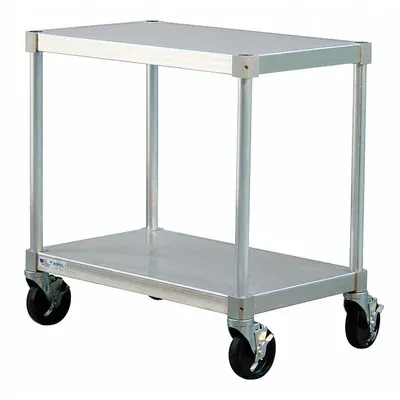 NEW AGE INDUSTRIAL Fixed Height Work Table: Fixed Ht, Aluminum - Aluminum-Top Mobile Worktables