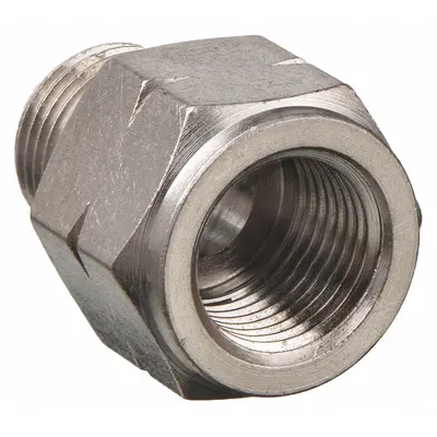 AIGNEP USA 3/8 in x 3/8 in Nickel-Plated Threaded Low-Pressure Pipe Fitting - Nickel-Plated Threaded Low-Pressure Pipe Fittings