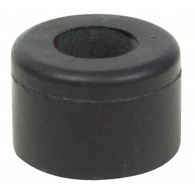 OEM APPROVED VENDOR Bumper Door Stop, 1/4 in Wd, 1/4 in Overall Ht, Black - Standard Door Stops