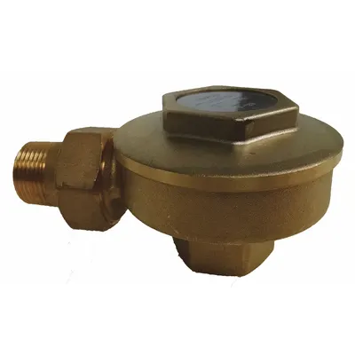 MEPCO Steam Trap: Brass Body, Angle Design, 1,800 lb/hr, 3/4 in FNPT Inlet, No Strainer - Brass Angle Thermostatic Steam Traps
