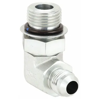 AEROQUIP 2062-8-6S ORB-to-JIC Steel Hydraulic Hose Adapter - ORB-to-JIC Steel Hydraulic Hose Adapters