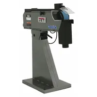 JET Belt Grinder: For Metal, 230 V, Single-Phase, 4 hp, 3 in Belt Wd, 79 in Belt Lg, Floor Standing (MPN 414610)