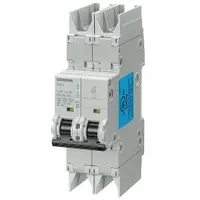 SIEMENS IEC Miniature Circuit Breaker: 1 A Amps, 125V DC, 10kA at 277/480V AC, Screw Clamp, 5SJ4 (MPN 5SJ42017HG42)
