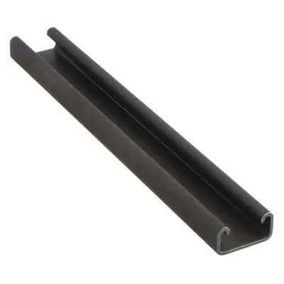 PBC LINEAR Hardened Crown Roller Rail: 1.625, 60 in Overall Lg, 1.625 in Overall Wd - PBC Linear Hardened Crown Roller Guide Rails