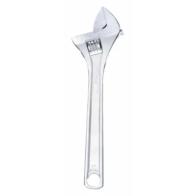 WESTWARD Adjustable Wrench: Alloy Steel, Chrome, 24 in Overall Lg - General Purpose Adjustable Wrenches