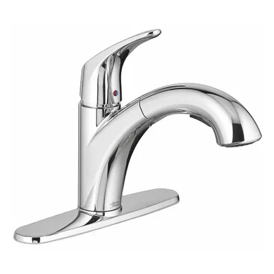 AMERICAN STANDARD Colony Pro Single-Post Kitchen Faucet, Chrome, Cast Brass - Single-Post Kitchen Faucets