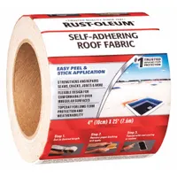 This fabric roof tape is designed for sealing and repairing metal roofs. It provides a waterproof patch for leaks on metal surfaces. Common applications include fixing flashing, gutters, and roof seams