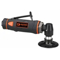 DYNABRADE Air Disc Sander: 3 in Pad, Locking, Light Duty, 0.5 hp, 26 cfm, Right Angle Grip, Fixed (MPN DS53)
