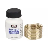 HARRIS Brazing Kit: High Silver, 56%, BAg-7, 1/16 in x 1 oz Coil, Safety-Silv 56, 1.75 oz Jar Paste (MPN 56KPOP)