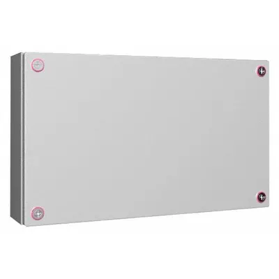 RITTAL Enclosure: Light Gray, Steel, 11 in x 19 in x 5 in, NEMA 1/12/3R/4 - Metallic Boxes