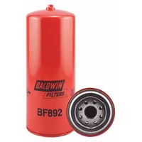 BALDWIN FILTERS Fuel Filter: Spin-On, 3 11/16 in Outside Dia, 1"-14 Thread Size, Cellulose, BF892