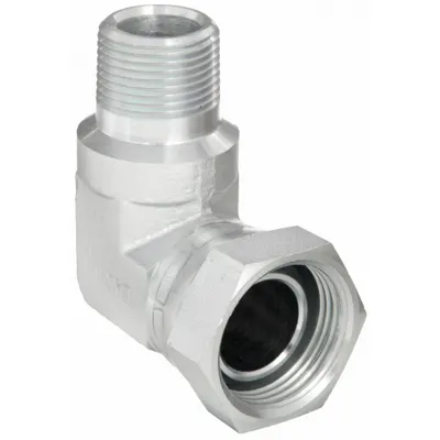 AEROQUIP Hydraulic Hose Adapter: 1 in x 3/4 in Fitting Size, Female x Male, NPSM x NPTF - NPSM-to-NPTF Steel Hydraulic Hose Adapters