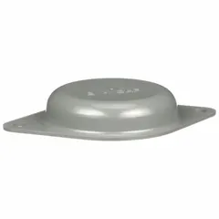 NEMA 3R rated closing plate used to seal unused hub openings in disconnect switch enclosures. Maintains weatherproof integrity for outdoor applications, protecting against rain, sleet, and ice formation.
