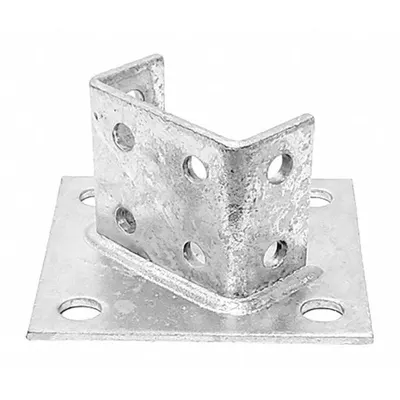 VAST V6945HDG Post Base for Double Channels - Post Bases for Double Channels