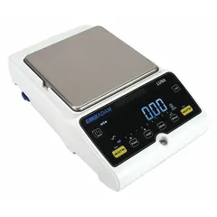 ABS-housed precision lab balance with 6000 g capacity, 0.01 g readability, and 0.01 g repeatability. LCD display. Suitable for laboratory weighing, quality control, and industrial sample measurement.