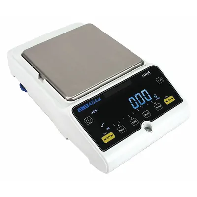 ADAM EQUIPMENT Compact Bench Scale: 6,000 g Capacity, 0.01 g Readability, 0.01 g Repeatability - Precision Lab Balances