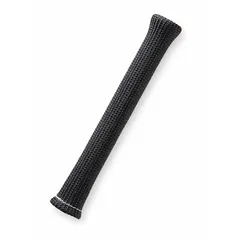Expandable sleeving boot for protecting spark plug wires and boots in high-temperature environments. Fits maximum bundle diameter of 0.82 in. Provides thermal protection with extreme temperature resistance. Suitable for engine compartments, exhaust systems, and industrial machinery.