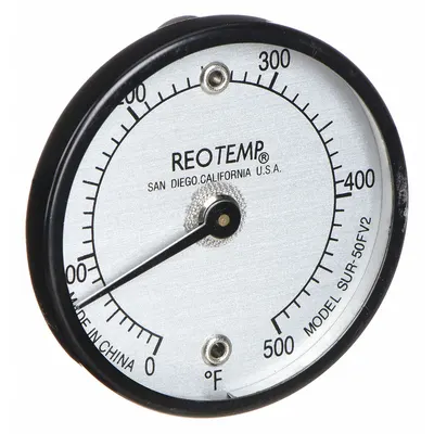 REOTEMP SUR50FV2 General Purpose Magnetic-Back Dial Thermometer - General Purpose Magnetic-Back Dial Thermometers