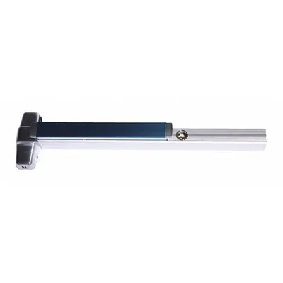 VON DUPRIN Surface Vertical Rod: 3 ft Max Door Wd - Surface Vertical Rod Push Bars