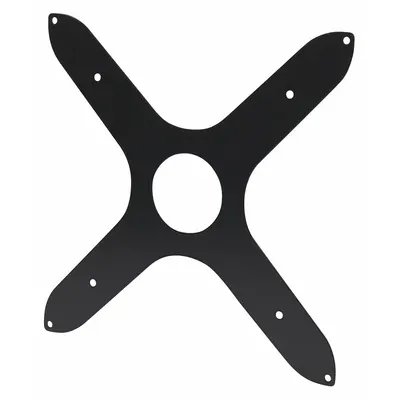 VIDEO MOUNT PRODUCTS Adaptor Plate: Ceiling/Wall, Fixed, Powder Coated, Black, For Televisions - Fixed Television Mounts