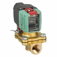 REDHAT Solenoid Valve: 2-Way, Normally Closed, 1/2 in Pipe Size, 100 to 240V AC/DC, Watertight (MPN 8210P094LF 100-240)
